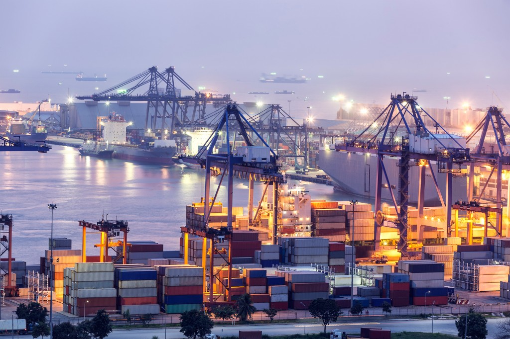The 10 largest container ports in the world
