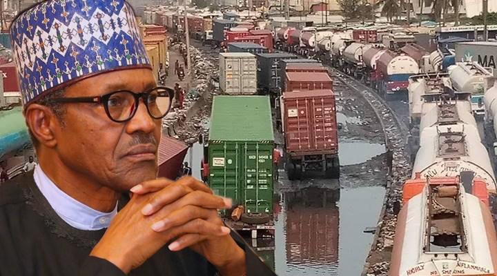 Persistent Lagos Apapa Ports Gridlock, Night mare makes me sad, says President Buhari
