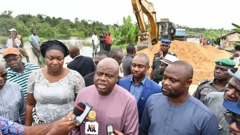 Governor Diri Directs Works Ministry To Fix Collapsed Bridge On Federal Road