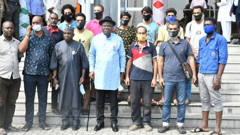 Bayelsa Governor Receives 10 Rescued Expatriates  *Assures Foreigners Of Safety