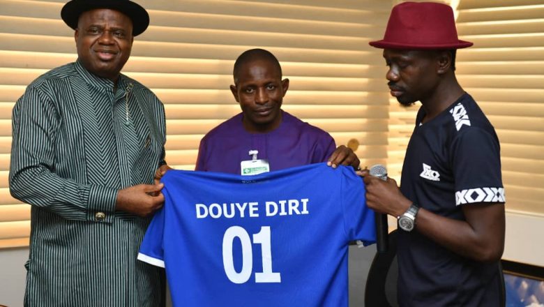 Gov. Diri Commends Firm For Bayelsa United Kitting Deal  *State Football Teams To Get New Boards