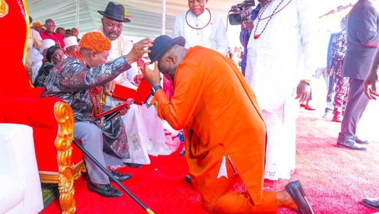 Delta Monarch Confers Title On Bayelsa Governor