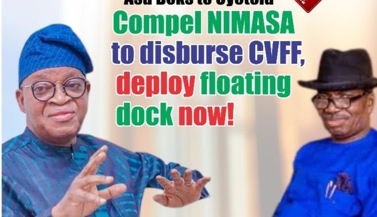 ASU BEKS TO OYETOLA: Compel NIMASA to disburse CVFF, deploy floating dock. By Sylvanus Ekpo.