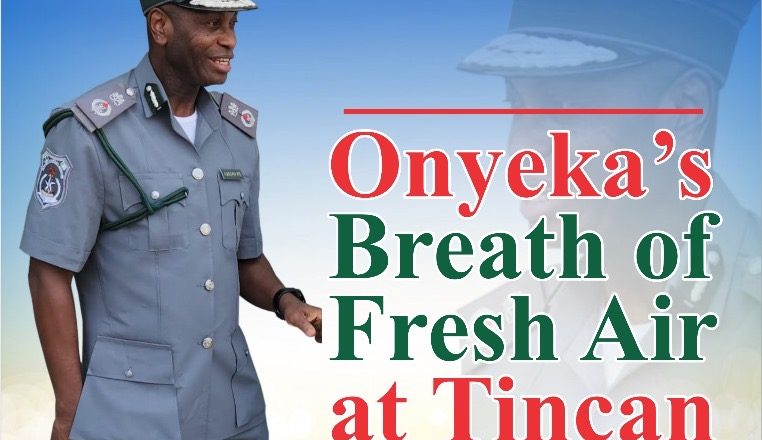 Frank Onyeka: A Breath of Fresh Air at Tin Can Customs. By Asu Beks.