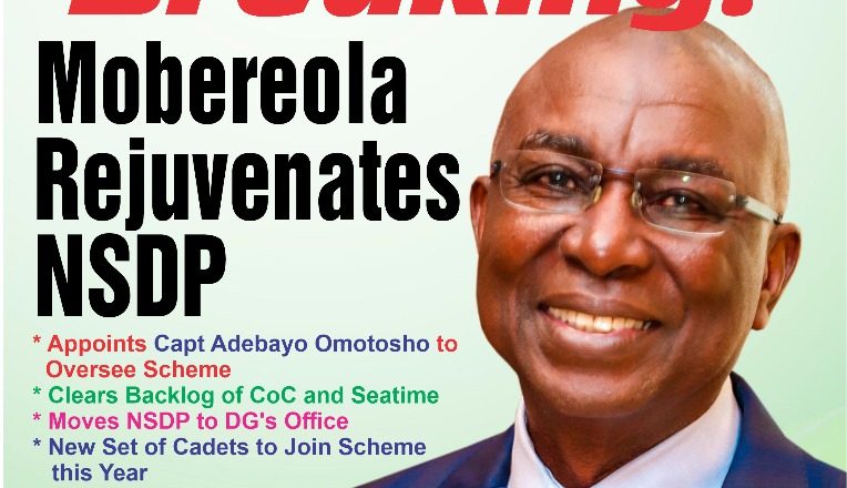 Breaking: Mobereola Rejuvenates NSDP …appoints Capt Omotosho to head Scheme. By Asu Beks.