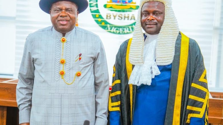 Gov Diri Presents N998bn 2026 Budget Proposal To State Assembly *Infrastructure Gets N298bn, Education N75bn, Pipe-borne Water N10bn