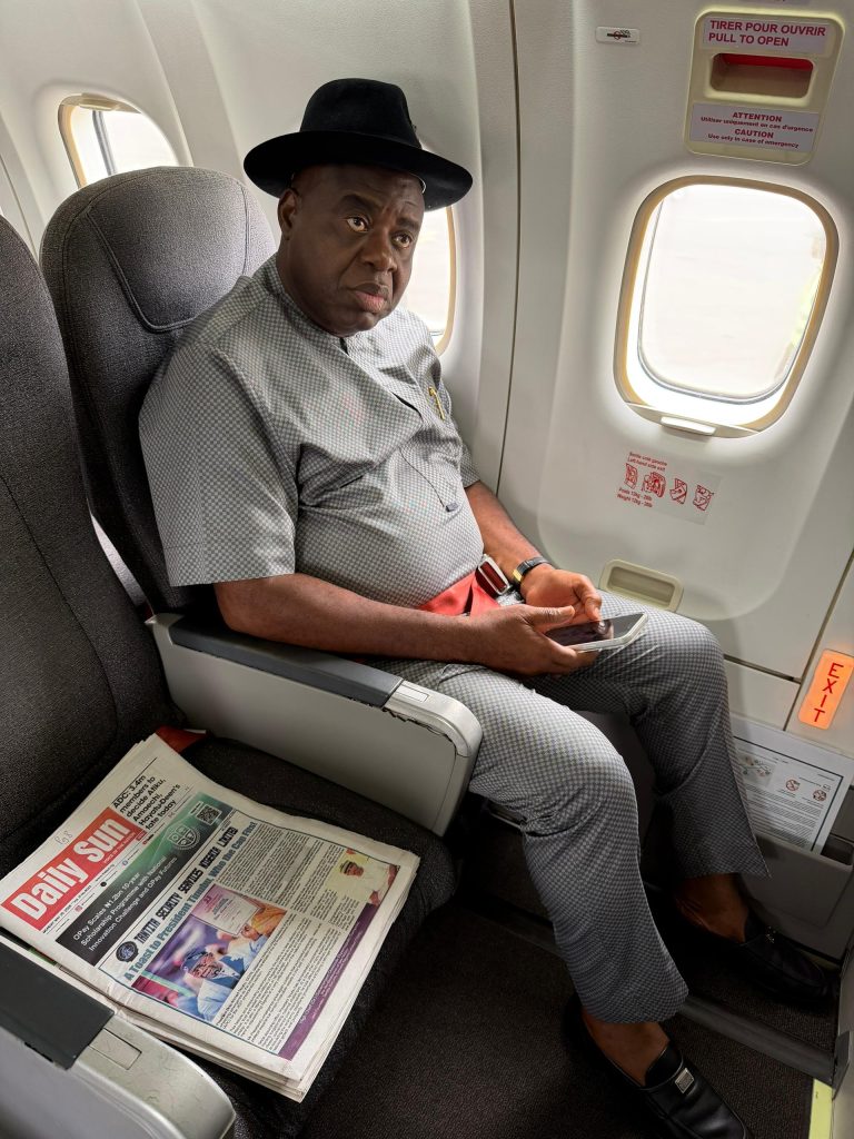 Pioneer Airlines commences maiden flight to Yenagoa….Douye Diri says its a dream come true
